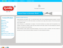 Tablet Screenshot of kundanelectronics.in